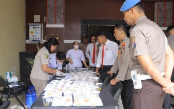 148 Personel Polres Samosir Jalani Tes Urine, Hasilnya Negatif Semua