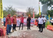 Ratusan PPTSB Tanah Jawa Unjuk Rasa di Polres Simalungun, Desak Tangkap Pelaku Pembunuhan Jonres Sinaga