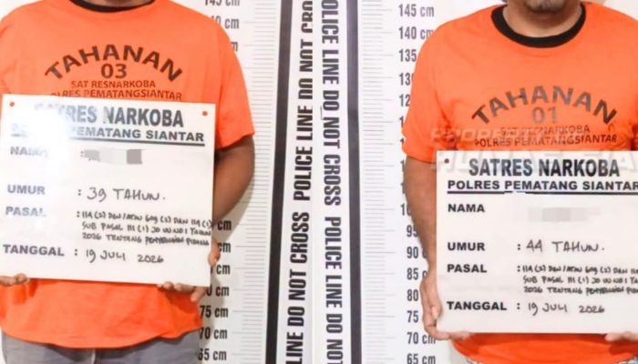 Diduga Jaringan Tanjungbalai, 2 Pria Beserta Sabu 100,56 Gram, Ganja & Ekstasi Diamankan