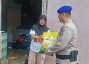 Satpolairud Polresta Barelang Gelar Jumat Berkah, Bagikan Sembako ke Warga Pesisir Sengkuang dan Tanjung Uma