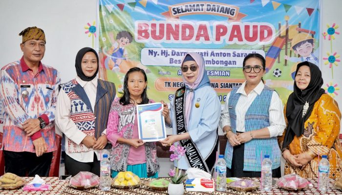 Bunda PAUD Simalungun Resmikan 2 TK Negeri Pembina, Tegaskan PAUD Fondasi Generasi Emas