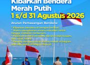Polres Simalungun Ajak Warga Kibarkan Bendera Merah Putih Sepanjang Agustus, Teguhkan Semangat Kebangsaan