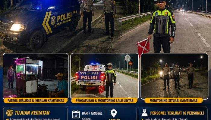 Patroli Malam “Blue Light Patrol”, Antisipasi Balap Liar dan Begal di Jalur Siantar-Saribudolok