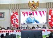 Bupati Anton Simak Pidato Kenegaraan Presiden Prabowo di Paripurna DPRD Simalungun