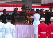 Kajari Erwin Purba Jadi Inspektur Upacara Penurunan Bendera HUT ke-81 RI di Lapangan Adam Malik