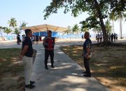 Polsek Nongsa Amankan Perkemahan Jumat-Sabtu SMP Kalista Batam di Nuvasa Bay