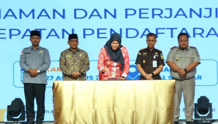 Pemko Pematangsiantar Dukung Percepatan Sertifikasi Tanah Wakaf, Teken MoU Bersama BPN, Kejari, Kemenag dan BWI