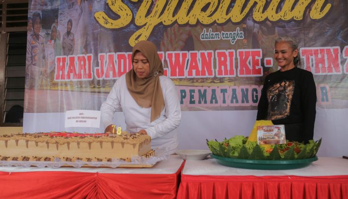 Polres Pematangsiantar Gelar Syukuran HUT ke-78 Polwan RI, Wawako Herlina Apresiasi Peran Polwan