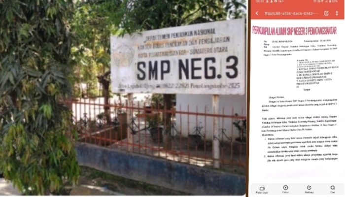Alumni dan Sejumlah Guru SMPN 3 Pematangsiantar Laporkan Dugaan Penyalahgunaan Wewenang Plt Kepsek