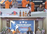 Polres Samosir Ungkap 7 Kasus Tindak Pidana, dari Penebangan Liar hingga Curanmor