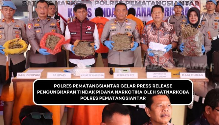 Satresnarkoba Polres Pematangsiantar Ungkap 3,2 Kg Ganja di Kampus USI, 3 Mahasiswa Ditangkap