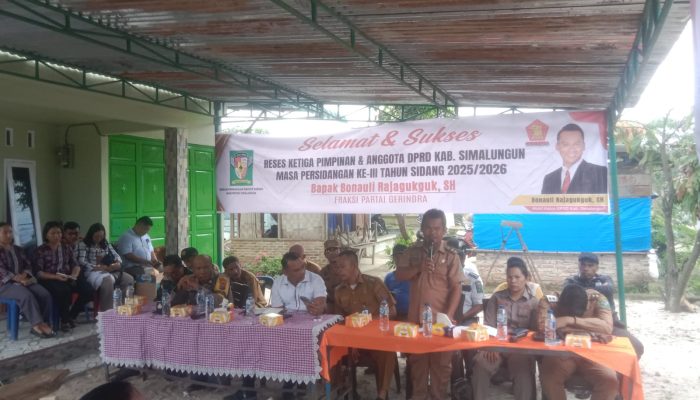 Wakil Ketua DPRD Simalungun Bona Uli Rajagukguk Gelar Reses di Pulo Bayu, Tampung Aspirasi Infrastruktur dan Kenaikan Pajak