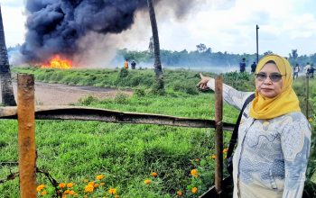 Kebakaran Kolam Limbah PKS PTPN IV Dolok Ilir, BPBD Simalungun Padamkan Api dalam 3 Jam