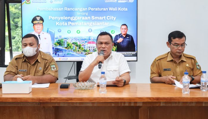 Pemko Siantar Matangkan Rancangan Perwa Smart City, Target Tuntas 2026
