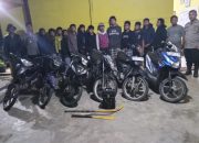 13 Pemuda Diamankan Beserta 3 Kelewang di Simpang Tanjung Purba