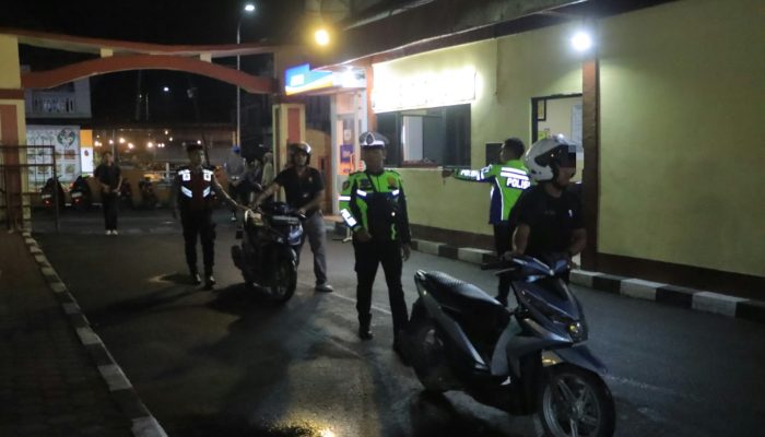 Polres Samosir Amankan 17 Motor Knalpot Brong Saat Patroli KRYD, Sasar Jalur Wisata Pangururan