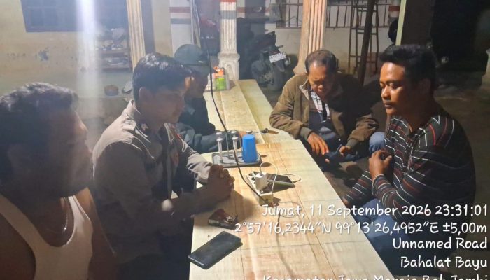 Laporan Call Center 110, Polsek Tanah Jawa Sisir Kampung Korem yang Diduga Jadi Lokasi Transaksi Sabu