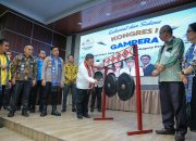 Wali Kota Wesly Pukul Gong Buka Kongres I Gampera: Pemuda Harus Melayani dan Berkarya untuk Pematangsiantar