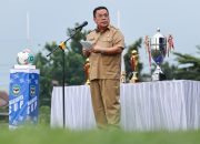 Wali Kota Wesly Kick Off Piala Wali Kota 2026, 16 Tim Pelajar Adu Gengsi di Lapangan Farel Pasaribu
