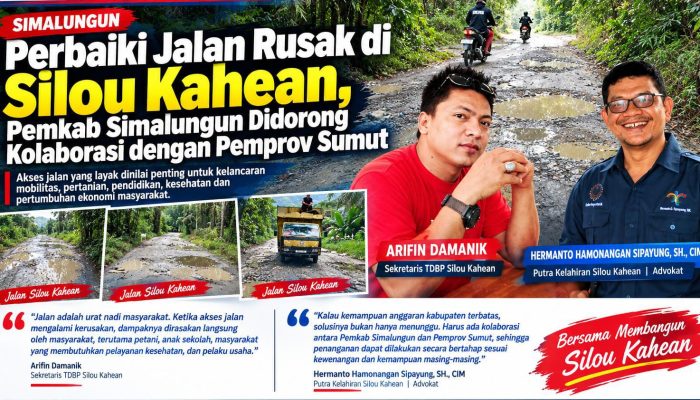 48 Kilometer Jalan Rusak, Warga Silou Kahean Dorong Kolaborasi Pemkab Simalungun – Pemprov Sumut