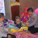 Sambut Hari Lantas Bhayangkara ke-71, Kapolres Pematangsiantar Sambangi Anak Hidrosefalus