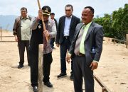 Bupati Samosir Vandiko Gultom Patok Pondasi Monumen Toga Gultom di Onan Runggu, Target Rampung Maret 2027