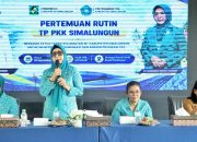 TP PKK Simalungun Gelar Pertemuan Rutin, Darmawati Anton Saragih Evaluasi Nagori Percontohan dan Gaungkan Soliditas Kader