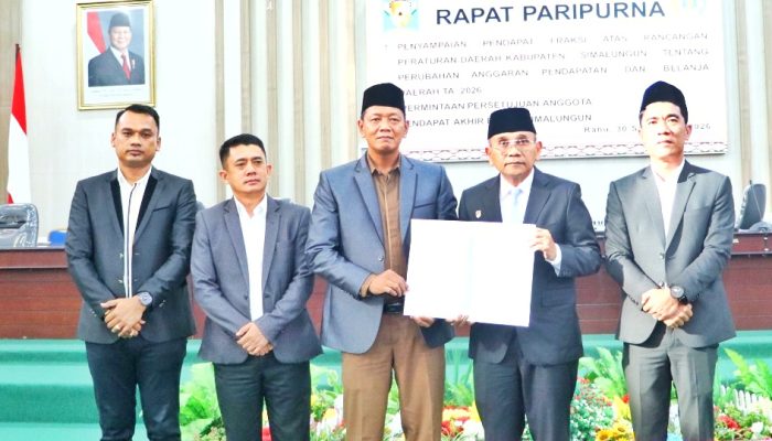 Tujuh Fraksi Kompak Setujui P-APBD Simalungun 2026, DPRD Diuji Konsistensi Pengawasan
