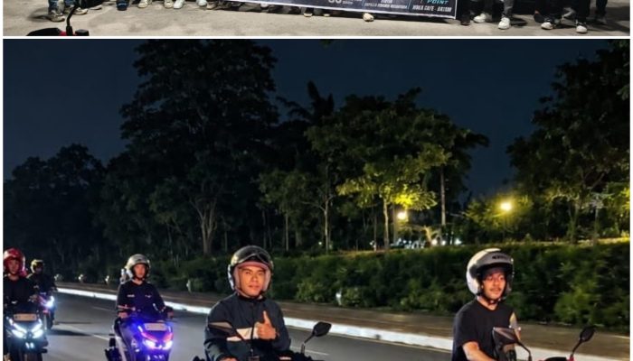 82 Bikers Honda Batam Ramaikan Vario Evo Night Ride, Capella Honda Dengarkan Masukan Komunitas