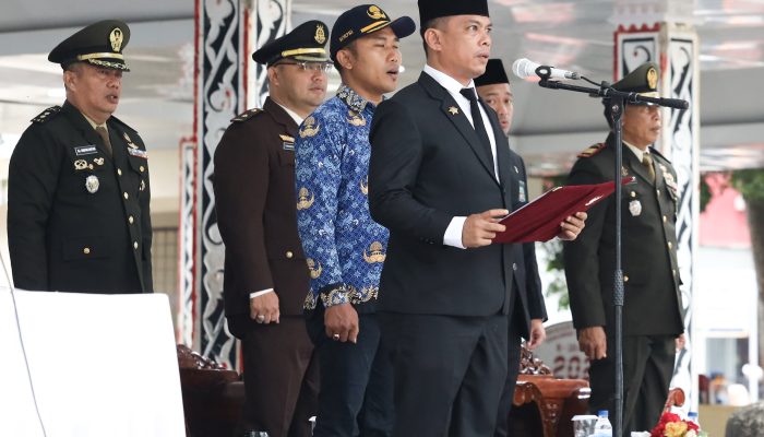 Sekda Junaedi Pimpin Upacara Hari Kesaktian Pancasila di Lapangan Adam Malik Pematangsiantar
