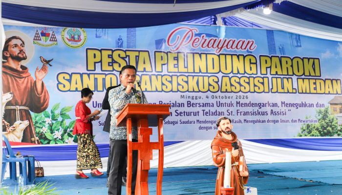 Wali Kota Wesly: Keteladanan St Fransiskus Assisi Sejalan dengan Semangat Toleransi Pematangsiantar