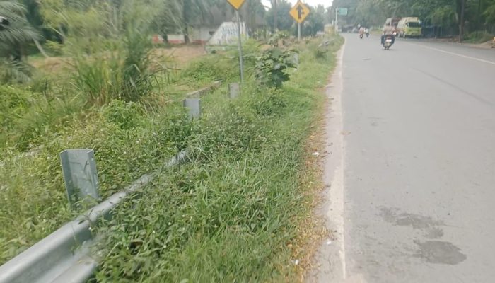 Baut Guardrail di Jalinsum Asahan Hilang Diduga Dicuri, Warga Resah Bahaya Kecelakaan