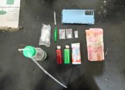 Gerebek Bekas Kedai di Pematang Bandar, Polisi Tangkap 6 Pria, 1,82 Gram Sabu Disita. 