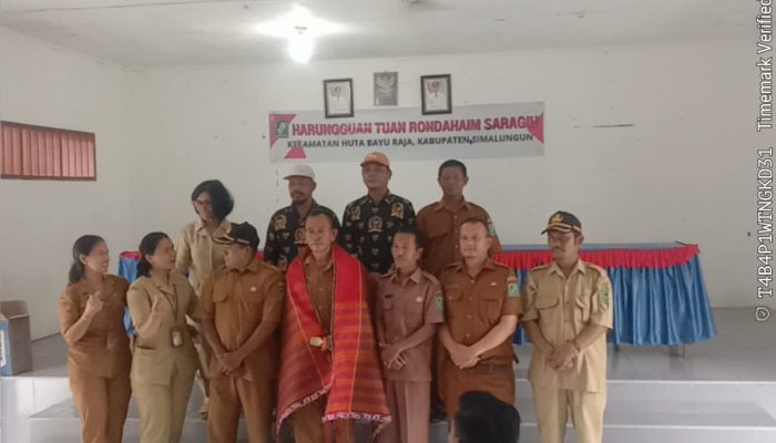 Pisah Sambut Camat Huta Bayu Raja, Ferry Risdoni Sinaga Resmi Jabat Kabid Pertanian Simalungun