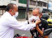 Dampak Karhutla Mulai Terasa, Dinkes Pematangsiantar Bagi Masker Gratis