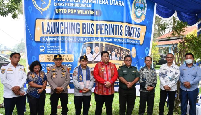 Pemprov Sumut Luncurkan 33 Bus Perintis Gratis, 6 Unit untuk Samosir, Bupati Vandiko Apresiasi Gubsu Bobby Nasution