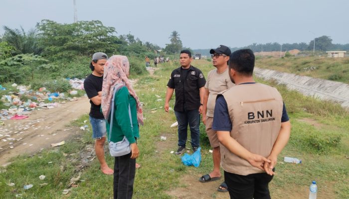 Satres Narkoba Polres Simalungun dan BNN Gerebek Lokasi Diduga Peredaran Narkoba di Perdagangan