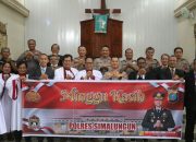 Safari Minggu Kasih di HKBP Serbelawan, Kapolres Simalungun Bagikan 350 Paket dan Ingatkan Bahaya Judol