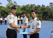 Lapas Batam Gelar Apel Kenaikan Pangkat Golongan III dan Beri Penghargaan Pegawai Disiplin Terbaik