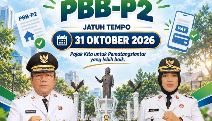 Pemko Pematangsiantar Imbau Warga Bayar PBB-P2 2026 Sebelum 31 Oktober, Ada Pemutihan Denda