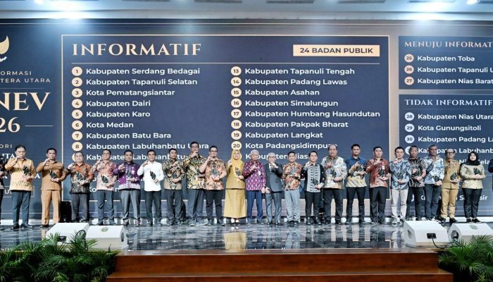 Pemkab Simalungun Raih Predikat Informatif di KI Sumut Award 2026
