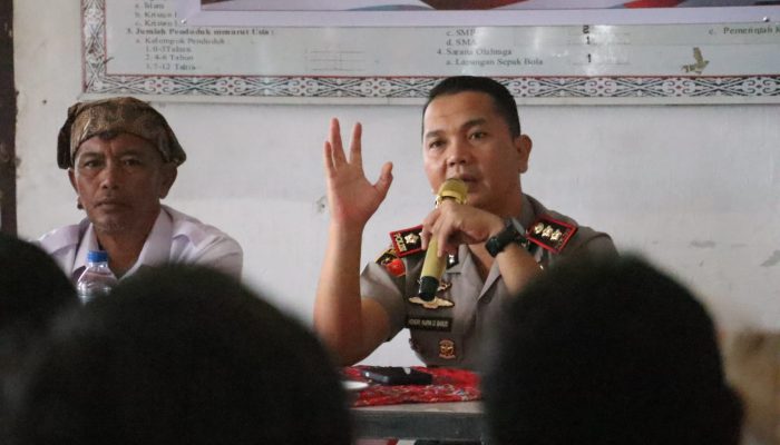 Kapolres Simalungun Gelar Kumpul Bersama Masyarakat di Marjandi, Dengarkan Keluhan Warga Soal Narkoba dan Hama Monyet
