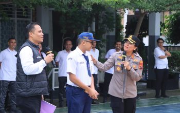 Polisi Peduli Pendidikan, Kapolres Samosir Ajak Pelajar Berani Tolak Bullying