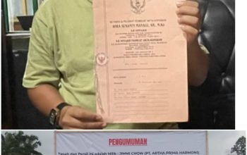 Diduga Ada Kejanggalan Administrasi, Pengusaha Kavling di Silomariah Pertanyakan Peralihan Hak Tanah Yang Sudah Lunas